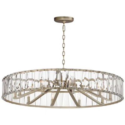 Maxim Odeon 40" Wide Golden Silver 10-light Chandelier