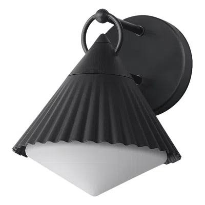 Maxim Odette 9 1/2" High Black Outdoor Wall Light