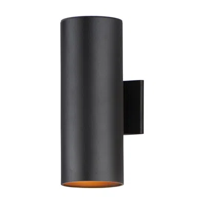 Maxim Outpost 15" High Black Outdoor Wall Light