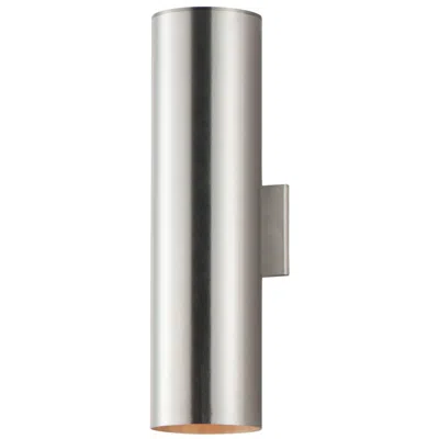 Maxim Outpost 22" High Brushed Aluminum Outdoor Wall Light