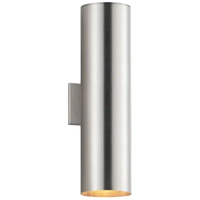 Maxim Outpost 22" High Brushed Aluminum Outdoor Wall Light