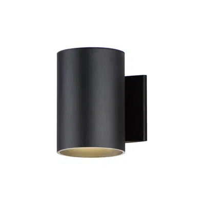 Maxim Outpost 7 1/4" High Black Dark Sky Led Outdoor Wall Light