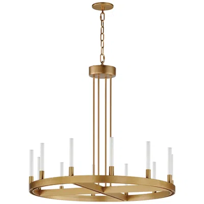 Maxim Ovation 31 1/2" Wide Gold Modern Ring Chandelier
