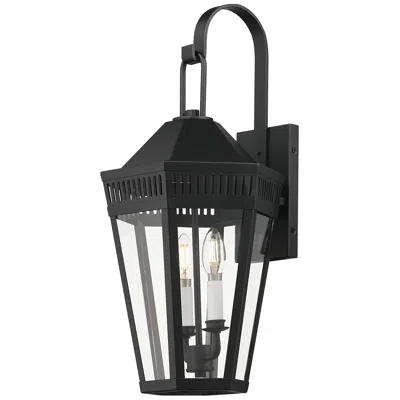 Maxim Oxford Outdoor 2-light Wall Sconce Black
