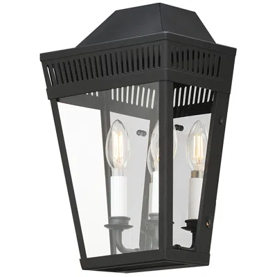 Maxim Oxford Outdoor 2-light Wall Sconce Black