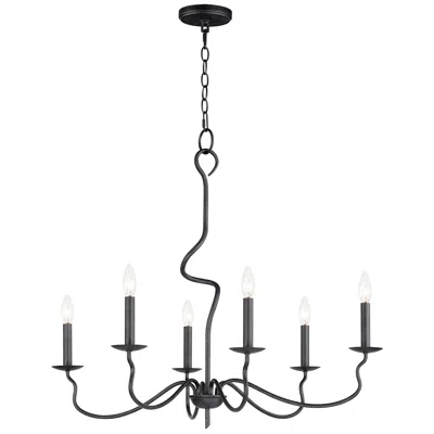 Maxim Padrona 6-light Chandelier Black Oxide