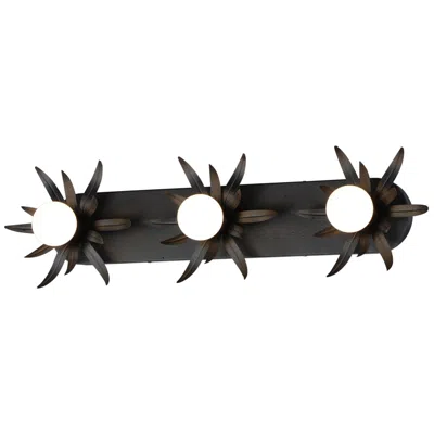 Maxim Paloma 31 3/4" Wide Anthracite 3-light Sconce