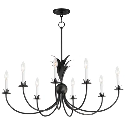 Maxim Paloma 36" Wide Anthracite 8-light Chandelier