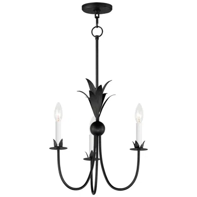 Maxim Paloma 3-light Chandelier - Black