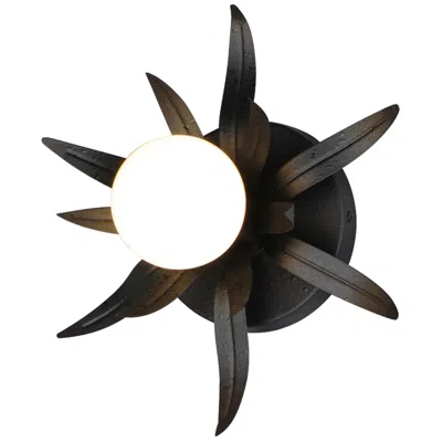 Maxim Paloma 8 3/4" High Anthracite 1-light Sconce