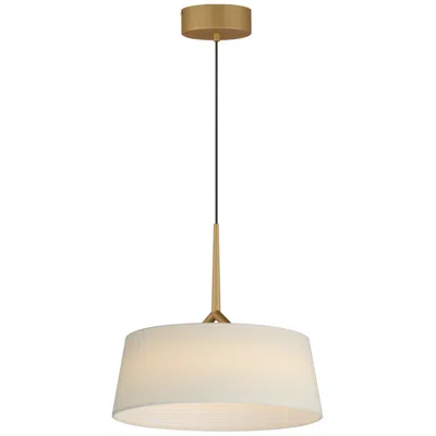Maxim Paramount 16" Led Pendant Natural Aged Brass