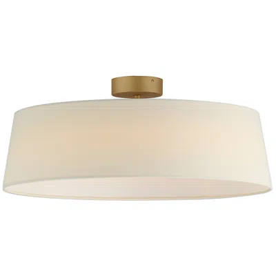 Maxim Paramount 21 1/4" Wide Natural Aged Brass Led Ceiling Light