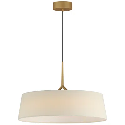 Maxim Paramount 21" Led Pendant Natural Aged Brass