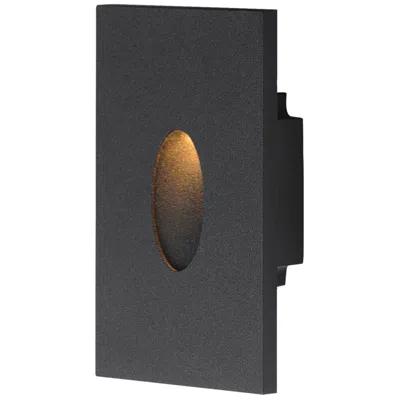Maxim Path 3" Wide Black Pin Hole Step Light - 3cct