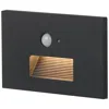Maxim Path 3" Wide Black Step Light With Motion Sensor - 3cct