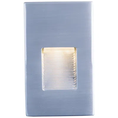 Maxim Path 3" Wide Brushed Aluminum Led Step Light