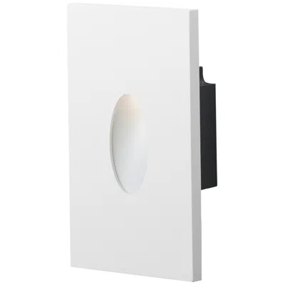 Maxim Path 3" Wide White Pin Hole Step Light - 3cct