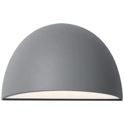 Maxim Pathfinder 4 1/2" High Silver Round Led Outdoor Wall Sconce -5cct