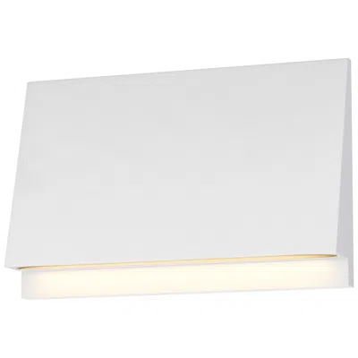 Maxim Pathfinder 5" X 3 1/4" White Led Step Light -3cct Select