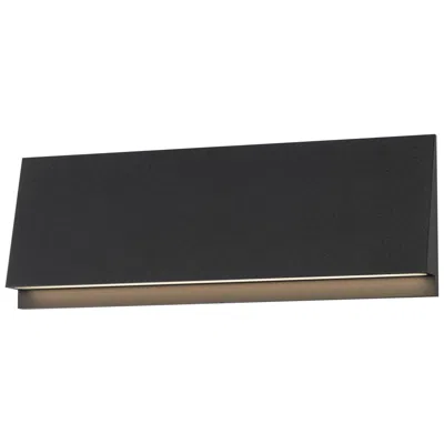 Maxim Pathfinder 9" X 3 1/4" Black Led Step Light -3cct Select