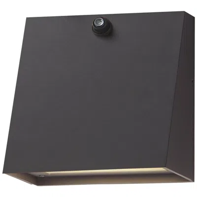 Maxim Pathfinder Led Outdoor Sconce W Photocell-5cct Architectural Bronze