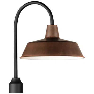 Maxim Pier M 20 1/4"h Black And Empire Bronze Outdoor Post Light