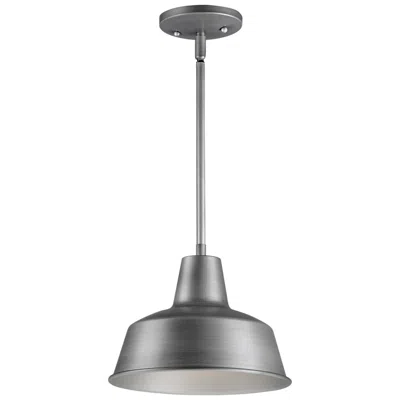 Maxim Pier M 8" High Weathered Zinc Outdoor Hanging Light