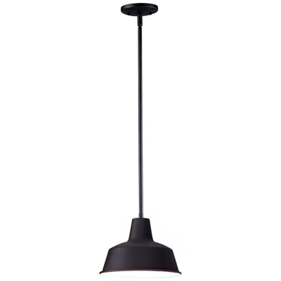Maxim Pier-m 8" High 1-light Black Finish Outdoor Hanging Pendant