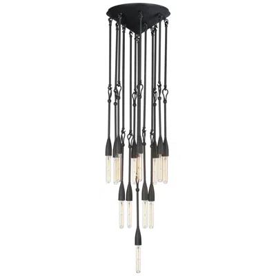 Maxim Pioneer 13-light Pendant Anthracite