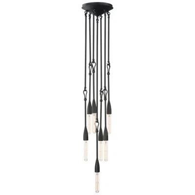 Maxim Pioneer 7-light Pendant Anthracite