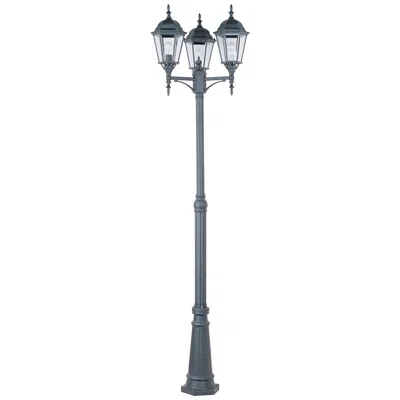 Maxim Poles 100" High Black 3-light Outdoor Post Light