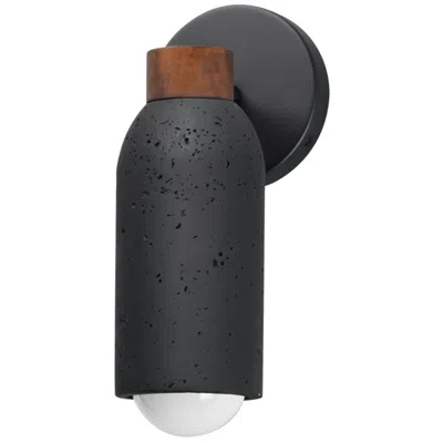 Maxim Pompeii 12" High Lava/black 1-light Wall Sconce