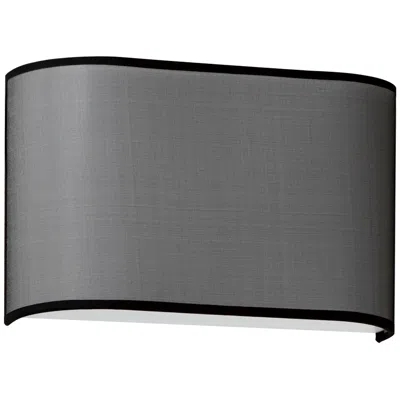 Maxim Prime 13" Wide Led Sconce - Black Organza