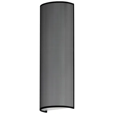 Maxim Prime 18" Tall Led Sconce - Black Organza