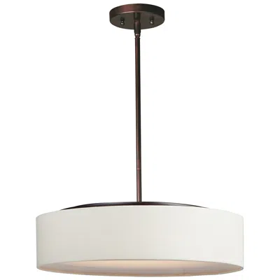 Maxim Prime 20" Wide Oatmeal Linen Shade Led Pendant Light