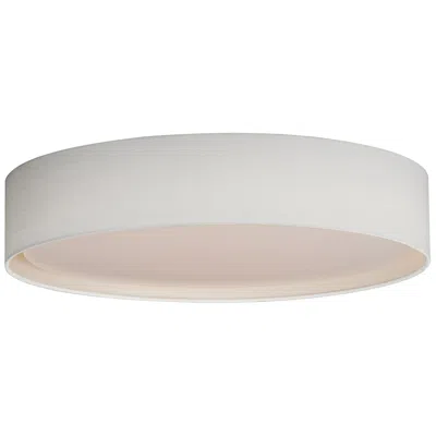 Maxim Prime 25" Wide Oatmeal Linen Led Drum Ceiling Light