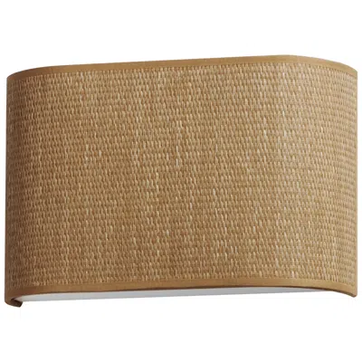 Maxim Prime 8 1/4" Wide Grass Cloth Led Wall Sconce