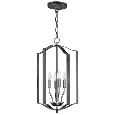 Maxim Provident 4-light 15" Wide Black Pendant Light
