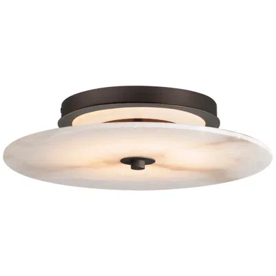 Maxim Quarry 15" Wide Dark Bronze Led Ceiling Light