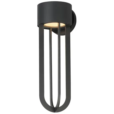 Maxim Quayside Vx 18" Black Outdoor Led Wall Sconce