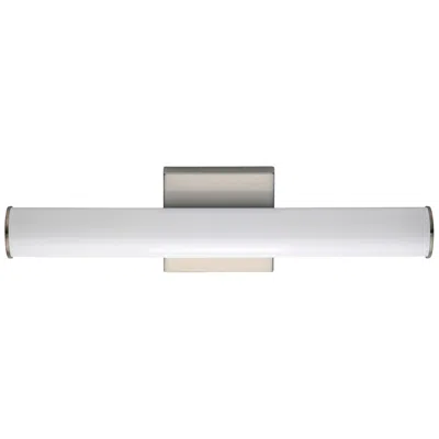 Maxim Rail 18" Wide Satin Nickel Led Bath Vanity 5cct