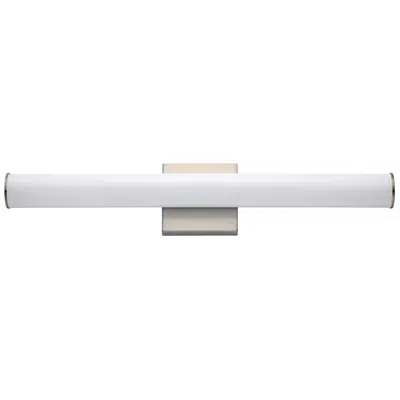 Maxim Rail 24" Wide Satin Nickel Led Bath Vanity 5cct