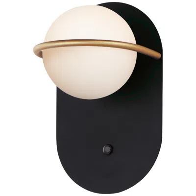 Maxim Revolve 1-light Led Wall Sconce Black / Gold