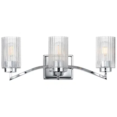 Maxim Rigata 22 3/4" Wide Polished Nickel 3-light Bath Vanity