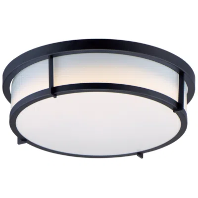 Maxim Rogue 17" Wide Black Led Ceiling Light
