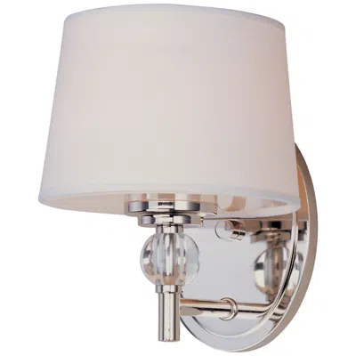 Maxim Rondo 8 1/2" High Polished Nickel Wall Sconce