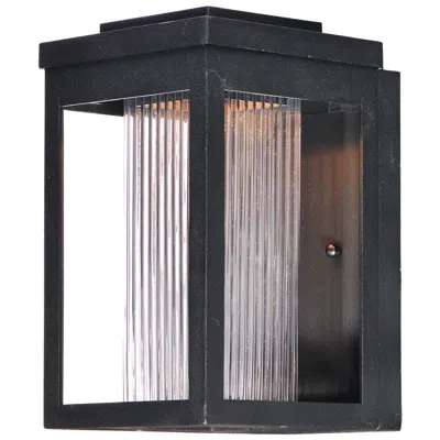 Maxim Salon 10" High Black Led Outdoor Wall Light