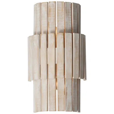 Maxim Satori 13 1/2" High Ecru Wall Sconce
