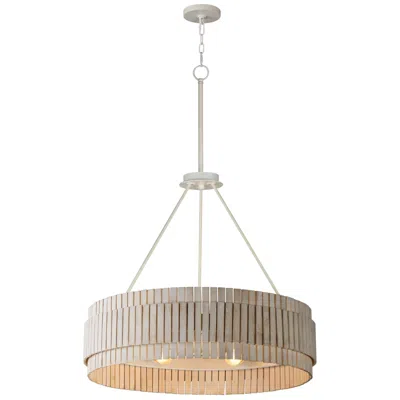 Maxim Satori 31" Wide Ecru 6-light Chandelier