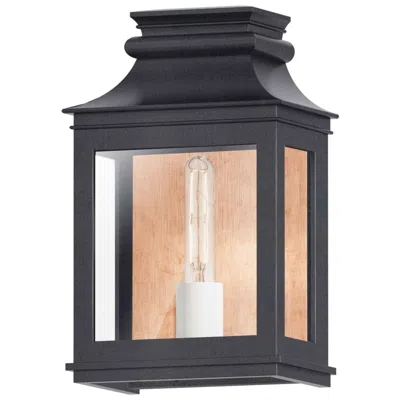 Maxim Savannah Vx 13"h Black Oxide And Copper Outdoor Wall Light